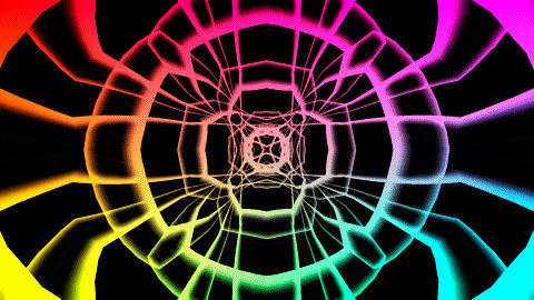 Flower Art Loop Kaleidoscope GIF