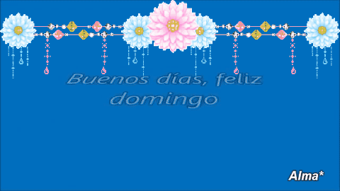 Flower Arts Feliz Domingo GIF