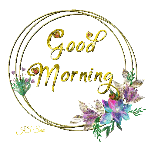 Flower Circle Good Morning