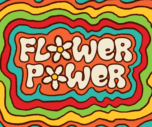 Flower Power Hippie GIF