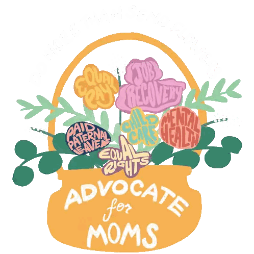 Flowers Basket with Advocate for Moms