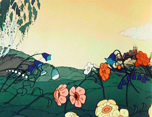 Flowers Bloom On The First Day Of Spring GIF