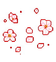 Flowers Cherryblossom Pink Gif Png Cute Sticker GIF