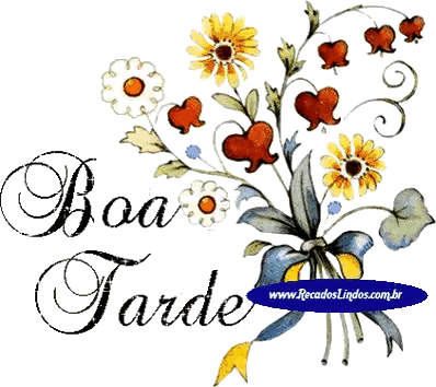 Flowers With Boa Tarde