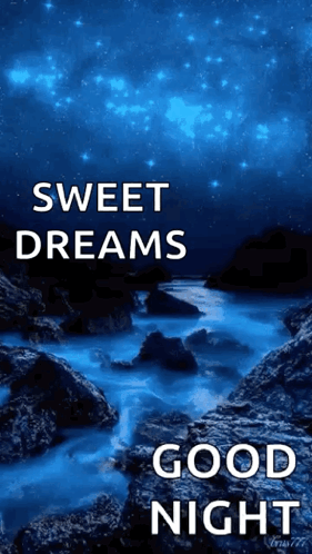 Flowing River Goodnight Sweet Dreams GIF