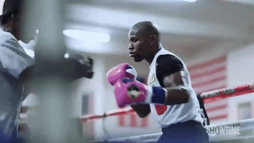 Floyd Mayweather In Sparring Session GIF