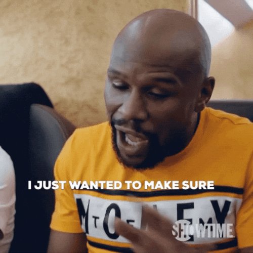 Floyd Mayweather Just Wanted To Make Sure GIF