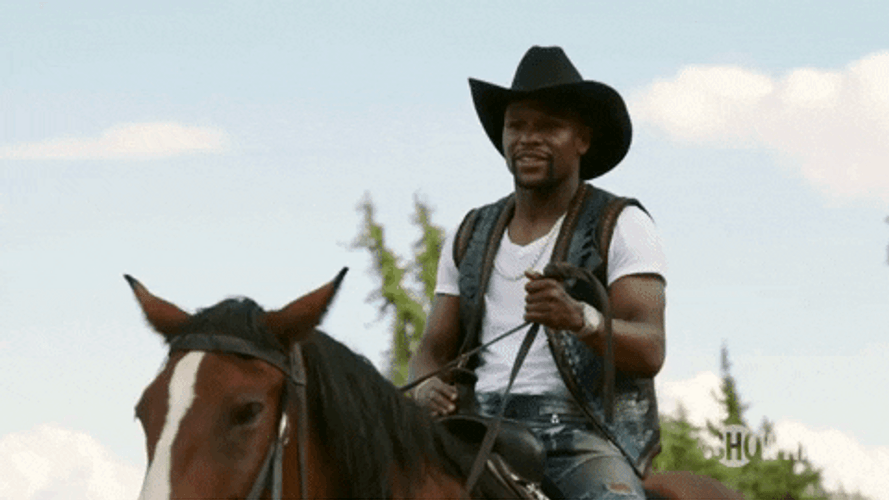 Floyd Mayweather On Horse GIF