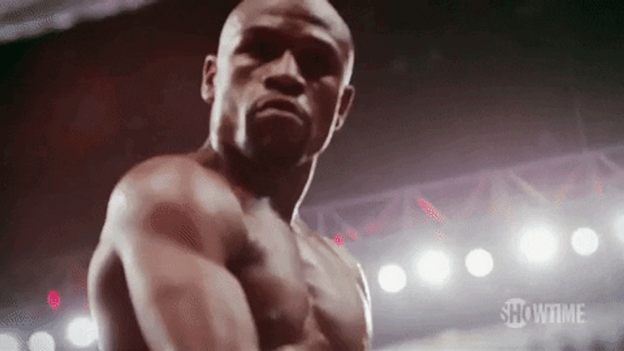 Floyd Mayweather Puckering Up GIF