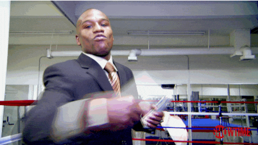 Floyd Mayweather Tossing Money GIF
