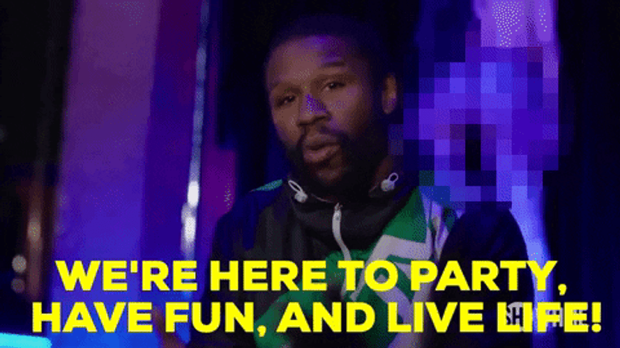 Floyd Mayweather Were Here To Party GIF