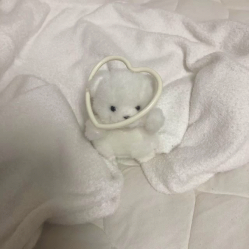 Fluffy White Aesthetic GIF