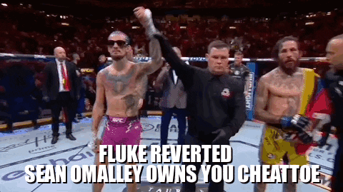 Fluke Reversed Sean O'Malley Owns You Cheattoe