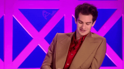 Flustered Andrew Garfield Fanning Himself GIF