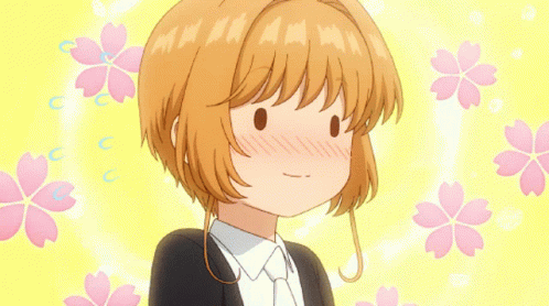Flustered Sakura Kinomoto Cardcaptor GIF