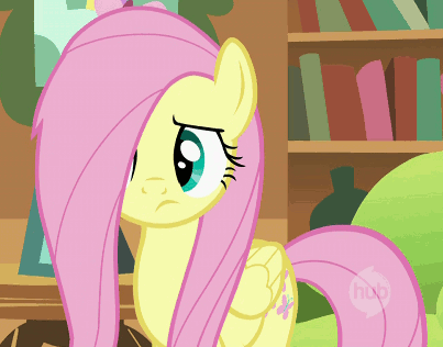 Fluttershy Being Bored GIF