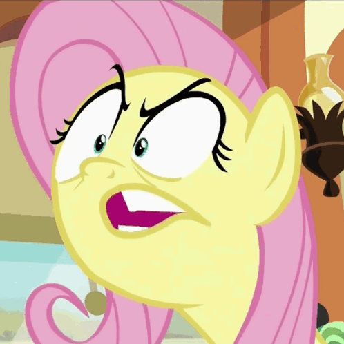 Fluttershy Being Really Mad GIF