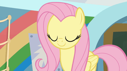 Fluttershy Being Shy GIF