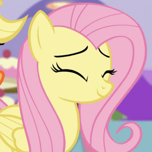 Fluttershy Cute Nodding GIF