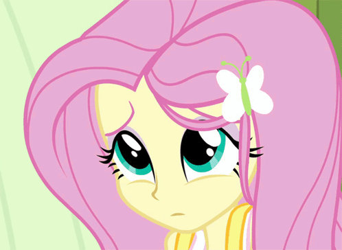 Fluttershy Feeling Insecure GIF