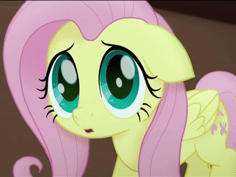 Fluttershy Feels Frustration GIF