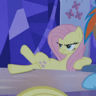 Fluttershy In Bad Mood GIF