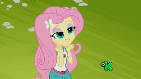 Fluttershy In Human Form GIF