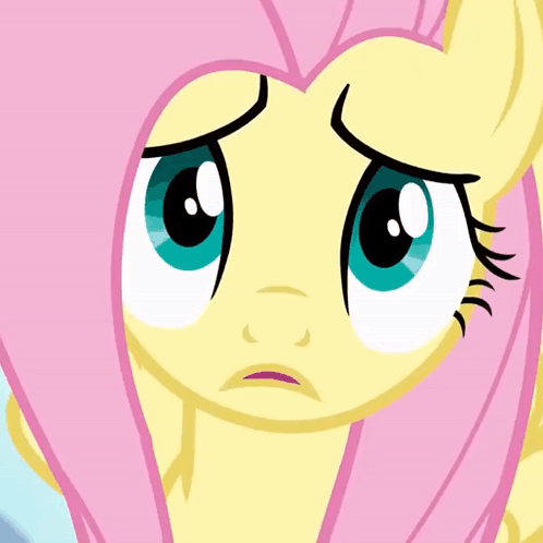 Fluttershy In Pure Sadness GIF