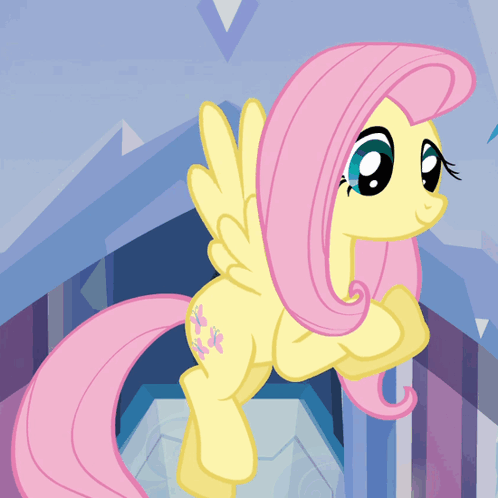 Fluttershy In So Much Excitement GIF