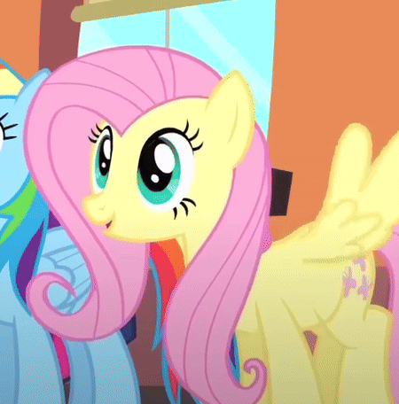 Fluttershy Look Of Amusement GIF