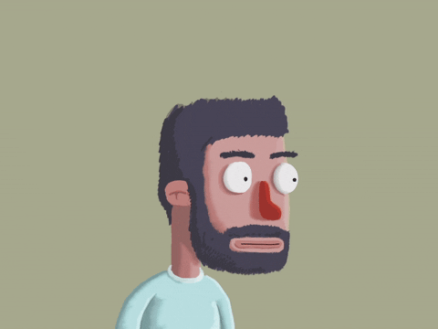 Fly Emerging From Open Mind Illustration GIF