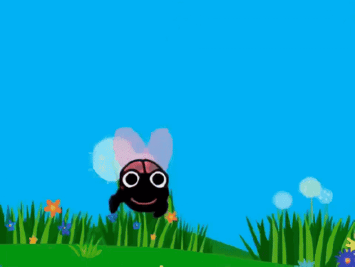 Fly With Big Eyes And Smiling Face GIF