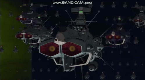 Flying Battleship In A Game GIF