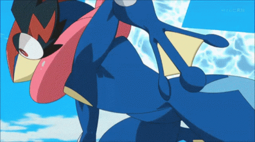 Flying Clone Greninja GIF
