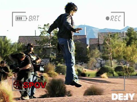 Flying Criss Angel Camera Trick GIF
