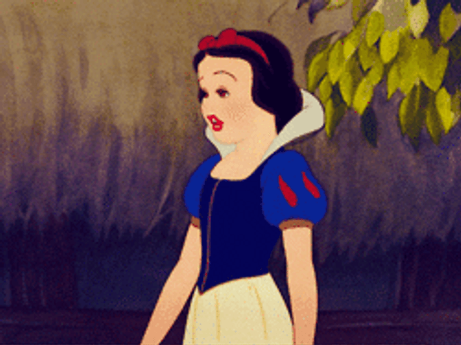Flying Kiss By Snow White GIF