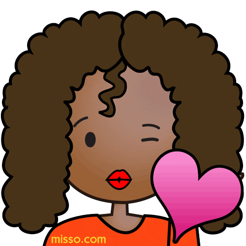 Flying Kiss Lady Clip Art GIF