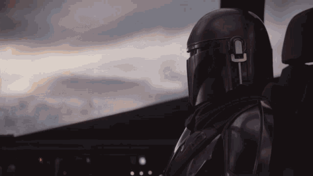 Flying Mandalorian Salute GIF