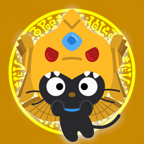 Flying Risotto Chococat In Costume GIF