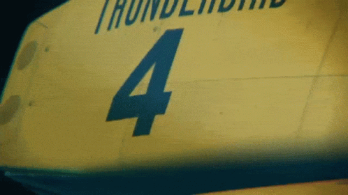 Flying Thunderbird Four GIF