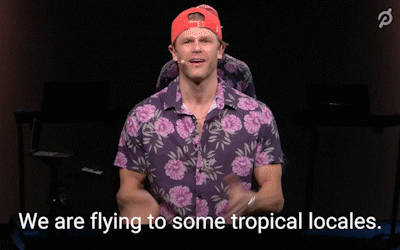 Flying To Some Tropical Locales During Pto GIF