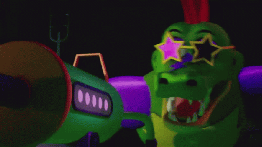 Fnaf Security Breach Destroying Montgomery GIF