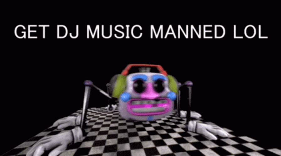 Fnaf Security Breach Get Dj Music Manned Lol GIF