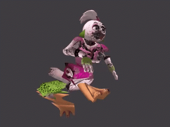 Fnaf Security Breach Glamrock Chica Dancing GIF