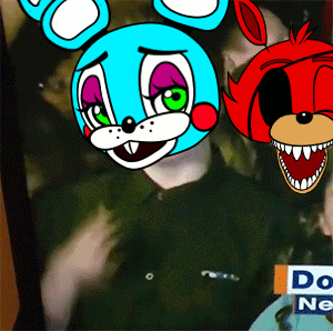 Fnaf World Funny Characters GIF