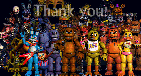 Fnaf World Thank You GIF