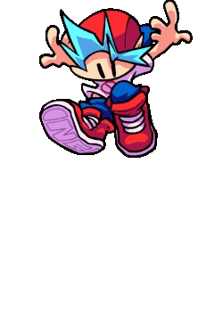 Fnf Boyfriend Screaming Excitedly GIF