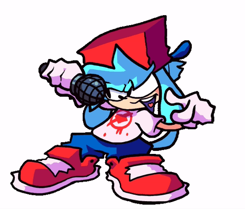 Fnf Boyfriend Singing Rock N Roll GIF