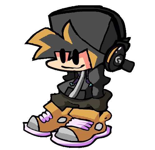 Fnf Boyfriend Spinning While Hands Inside The Pocket GIF