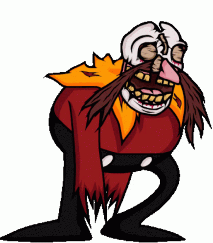 Fnf Doctor Eggman Open Mouth Smile GIF